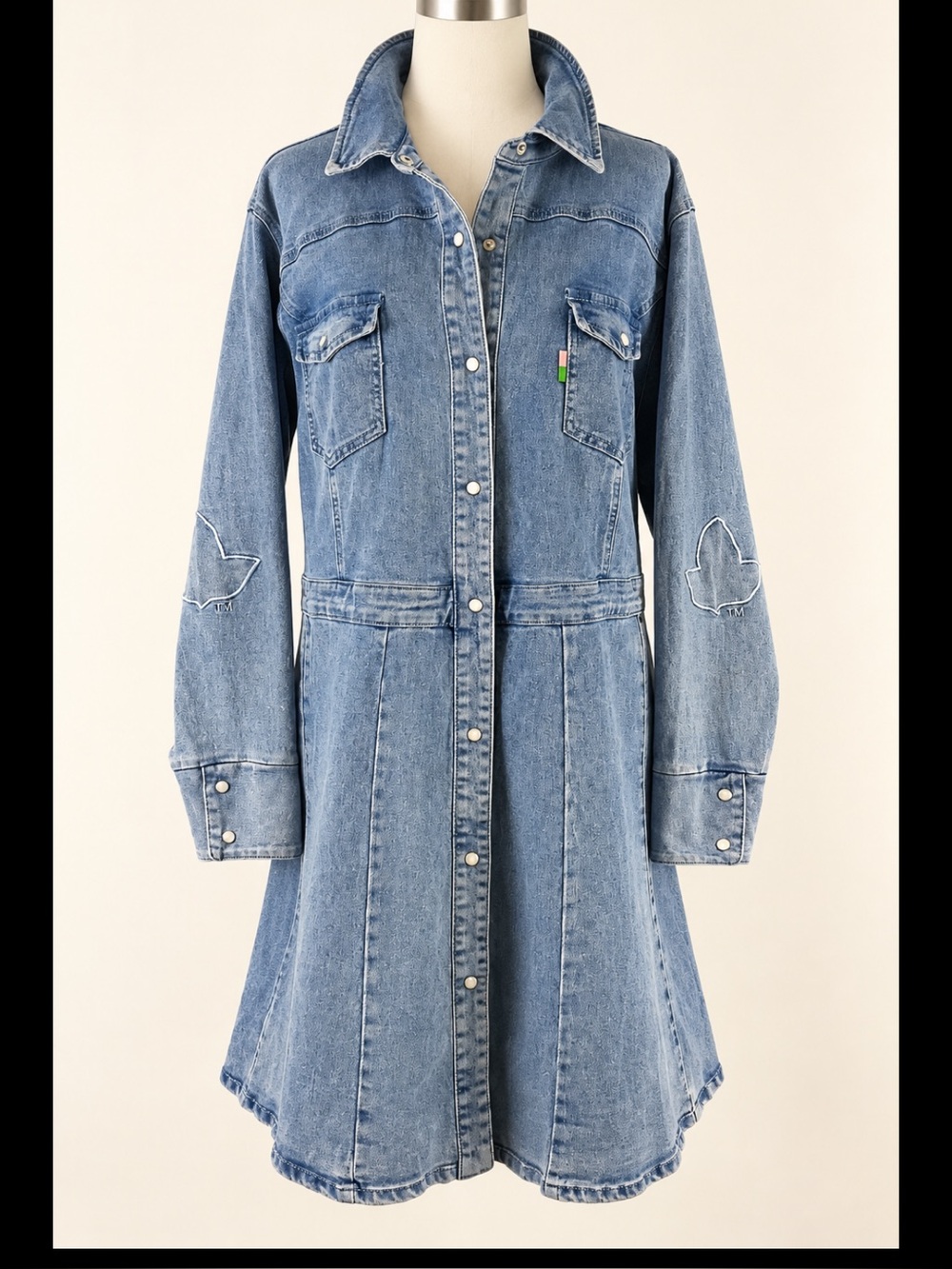 Ivy Storehouse AKA Denim Shirt Dress XXL Alpha Kappa Alpha Ivy Greek Sorority